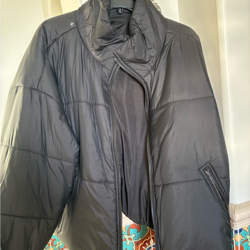 True Religion Black Puffer Jacket